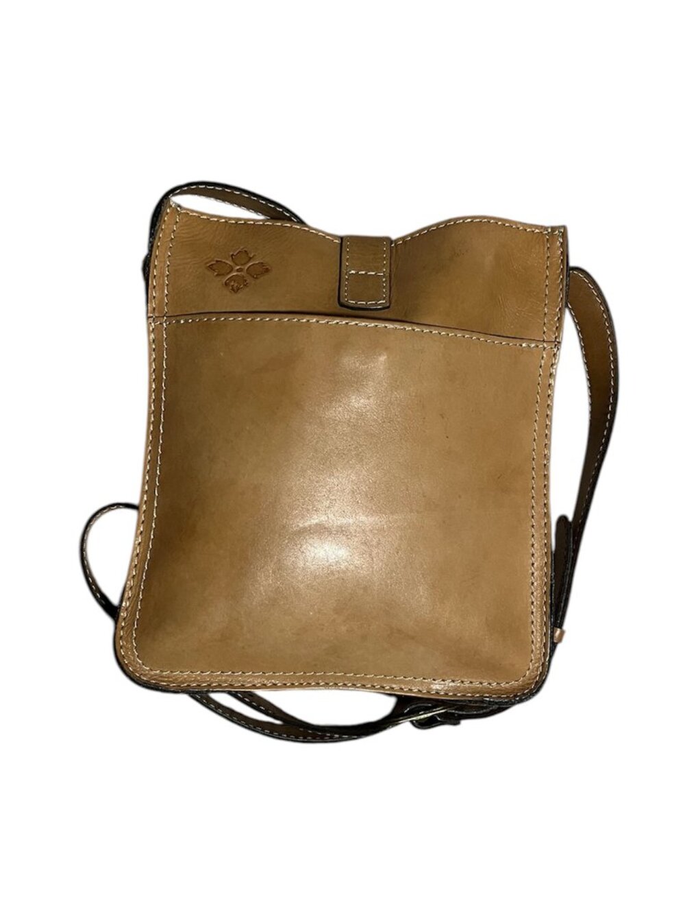 Patricia Nash Venezia Crossbody Bag Tan Leather Boho Festival Western - Picture 2 of 6